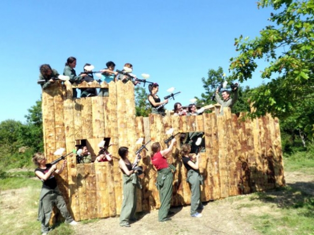  paintball en el grupo 